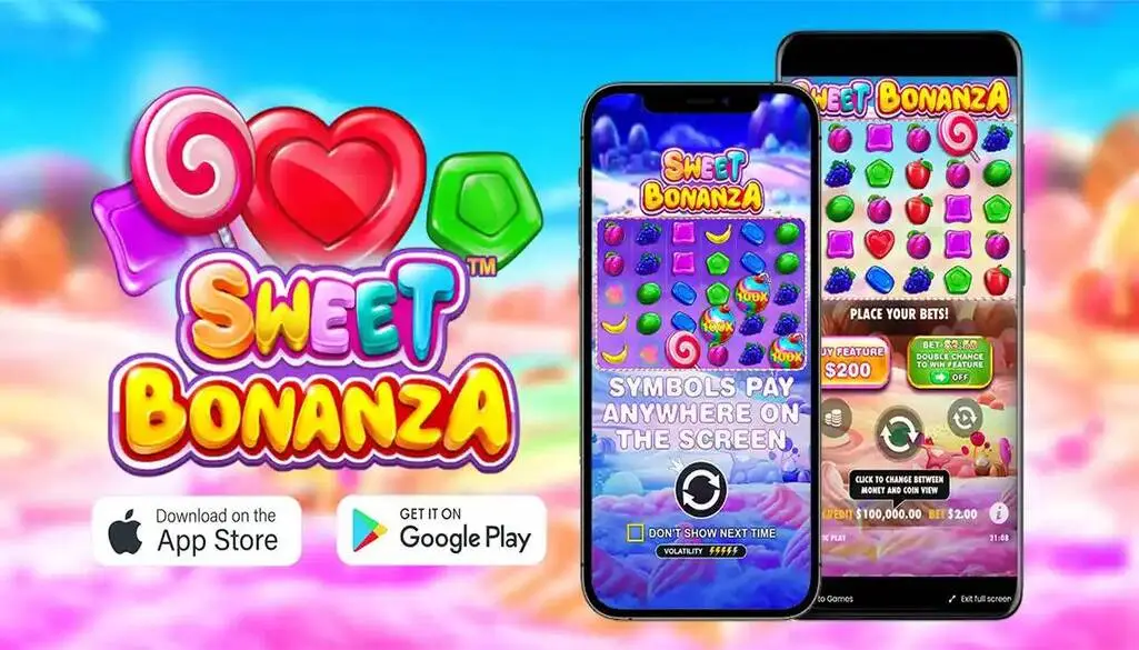 Мобільна версія Sweet Bonanza